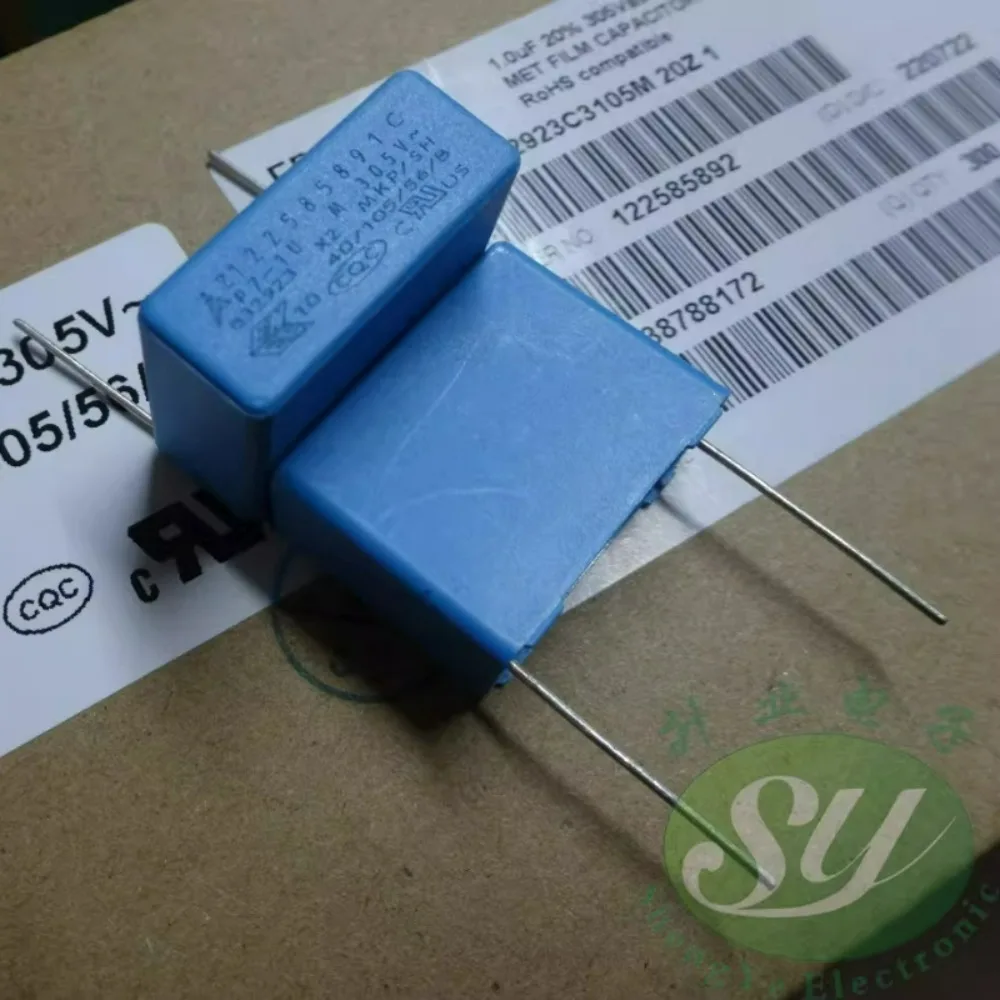 

5pcs/lot EPCOS 1.0uf/305vAC 1uf 1u0 105 Brand New 22.5mm Film Capacitor B32923C3105M