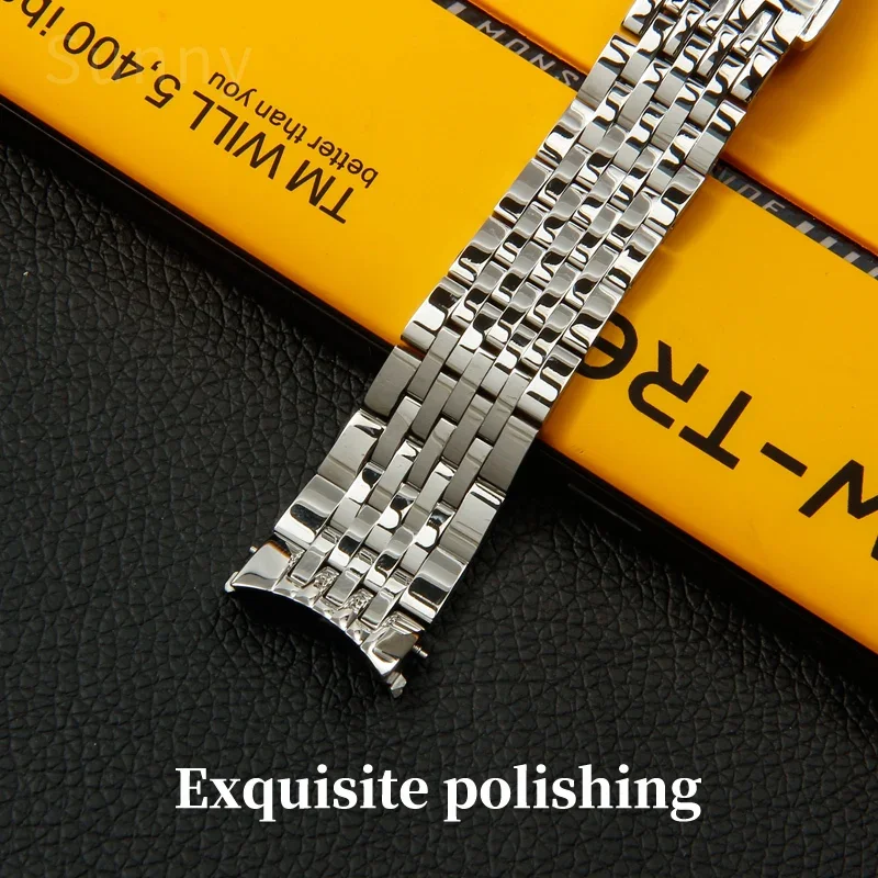 High Quality Stainless Steel Watch Strap for Tissot 1853 Le Locle T41/T006 Men\'s Watch Bracelet 19mm Watch Band Accessories