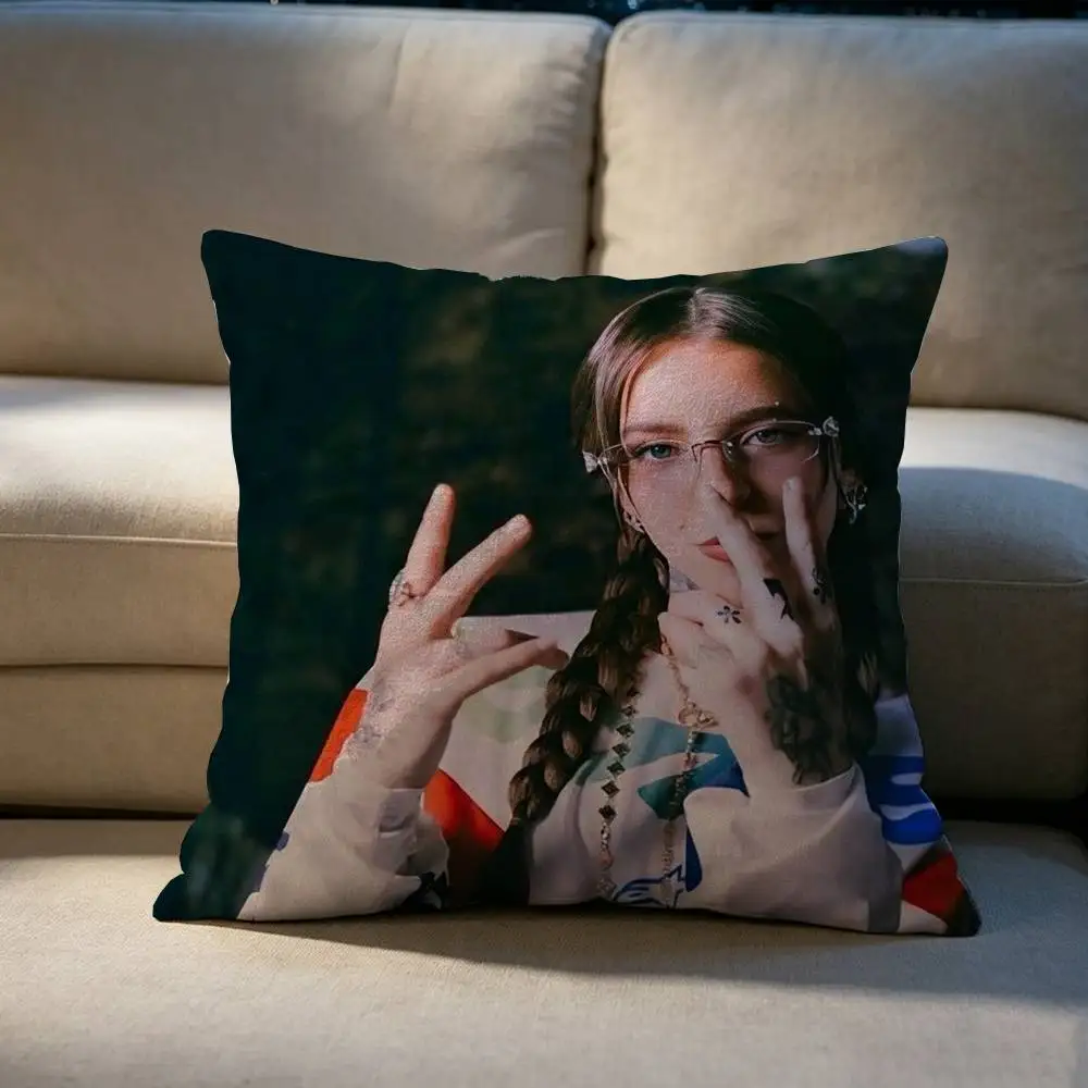 Singer Young Miko Pillow cover gift High definition digital printing,Surprise  vivid pattern Household.
