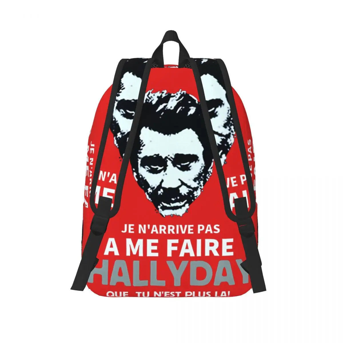 Journey Hallyday Singer Zipper Closure Classic Johnny Hallyday Handbag Girl Kid Bookbag Birthday