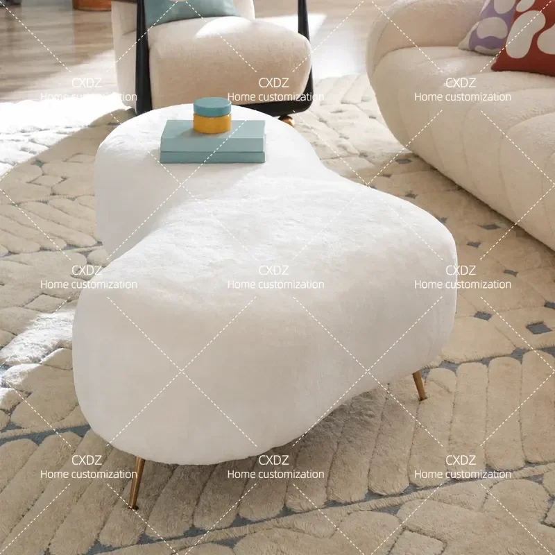 Special Shaped Personalized Shoe Change Stool Small Sofa Footrest Flat Pedal for Clothing Store Home Decor
