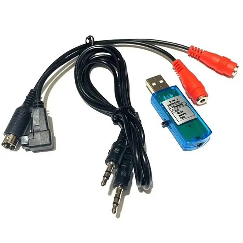 B03B-For XTR5 FMS G3 G4 Совместимый USB-адаптер 8-в-1 для систем симуляции полетов FPV-дронов и вертолетов