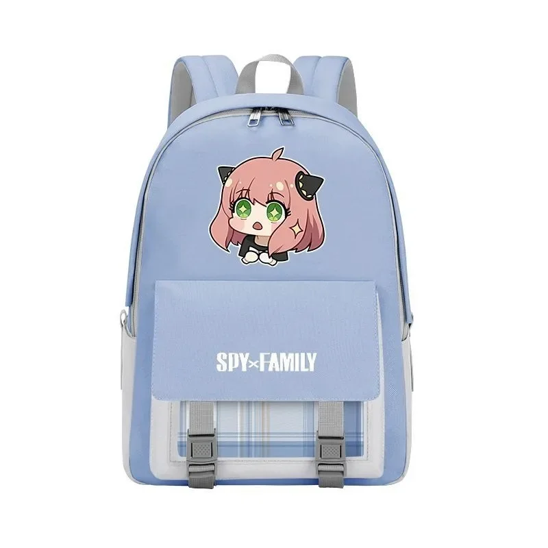 29 × 38 × 17 см Фиолетовый Синий Серый, Spy x Family, школьные сумки для студентов, детей и подростков, большие вместительные рюкзаки Mochilas в стиле аниме для девочек и мальчиков