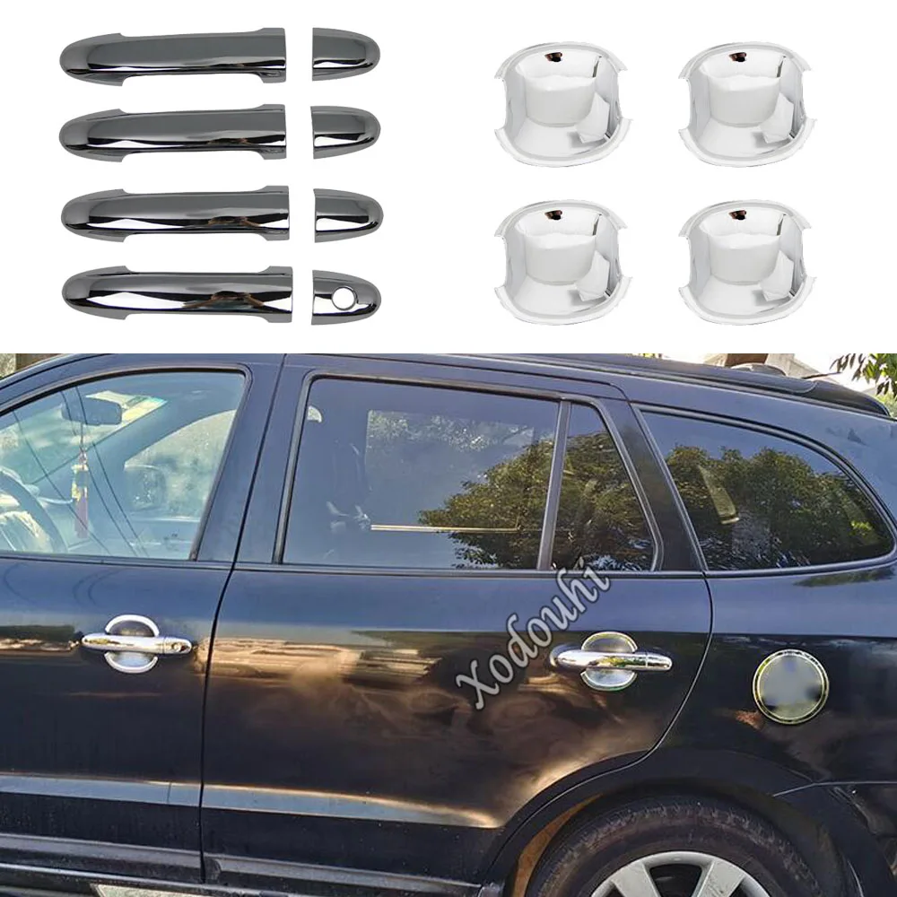 

Car Cover Frame Panel Trim Door Handle Bowl Armrest Handrail For Hyundai Santafe Santa Fe 2006 2007 2008 2009 2010 2011 2012