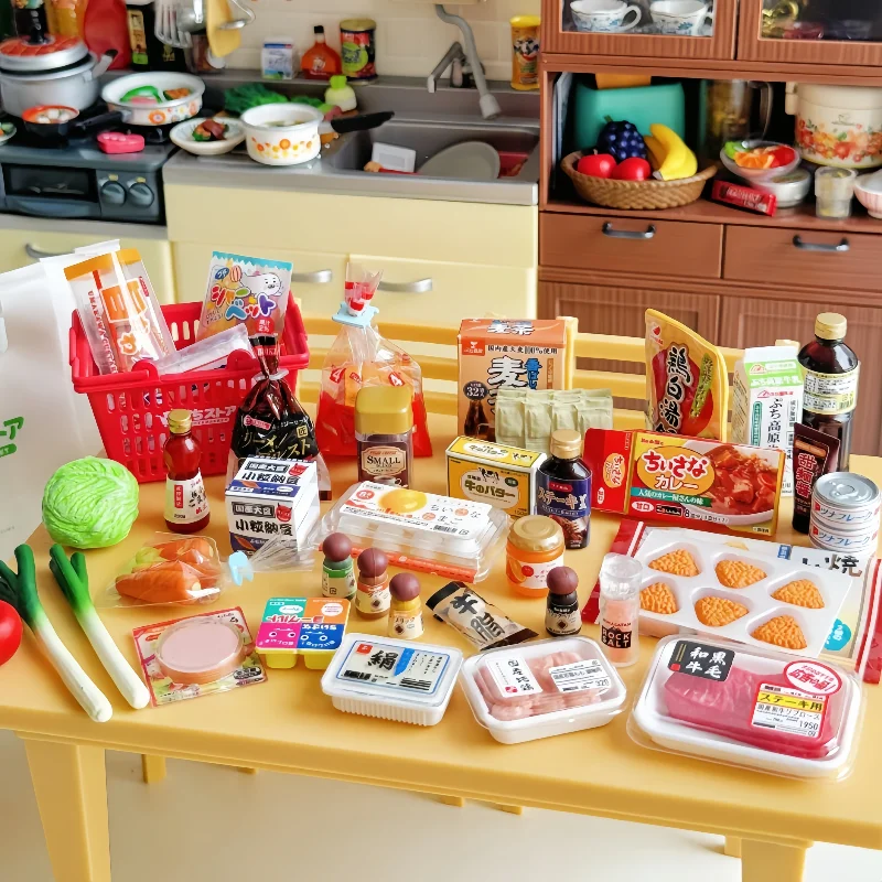 

In Stock Re-Ment Genuine Minimart Special Offer Day Vegetable Bread Daily Food Miniature Scene Collecte Model Gifts Blind Box