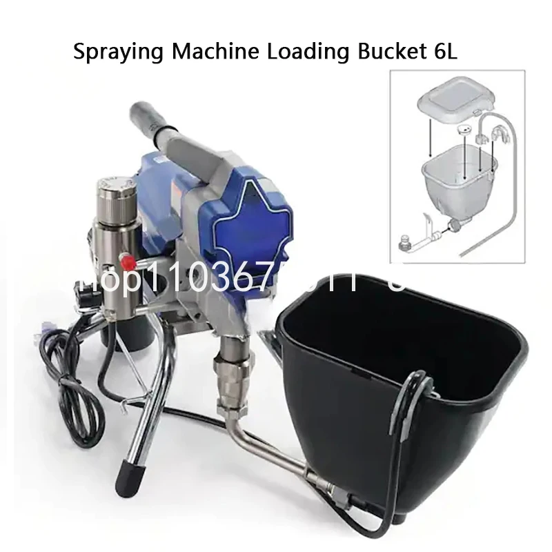 

1 Pcs 6L Household Airless Spraying Machine Hopper Suitable For Small Electric Airless Spraying Machine Hopper