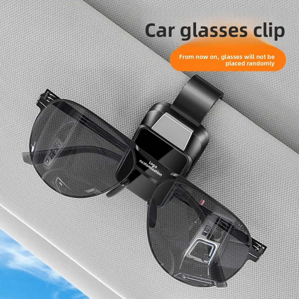 The New Car Glasses Clip Visor Is Suitable  Universal Fit for All Sun Visors（1–2.5cm） One-hand Operation While Driving