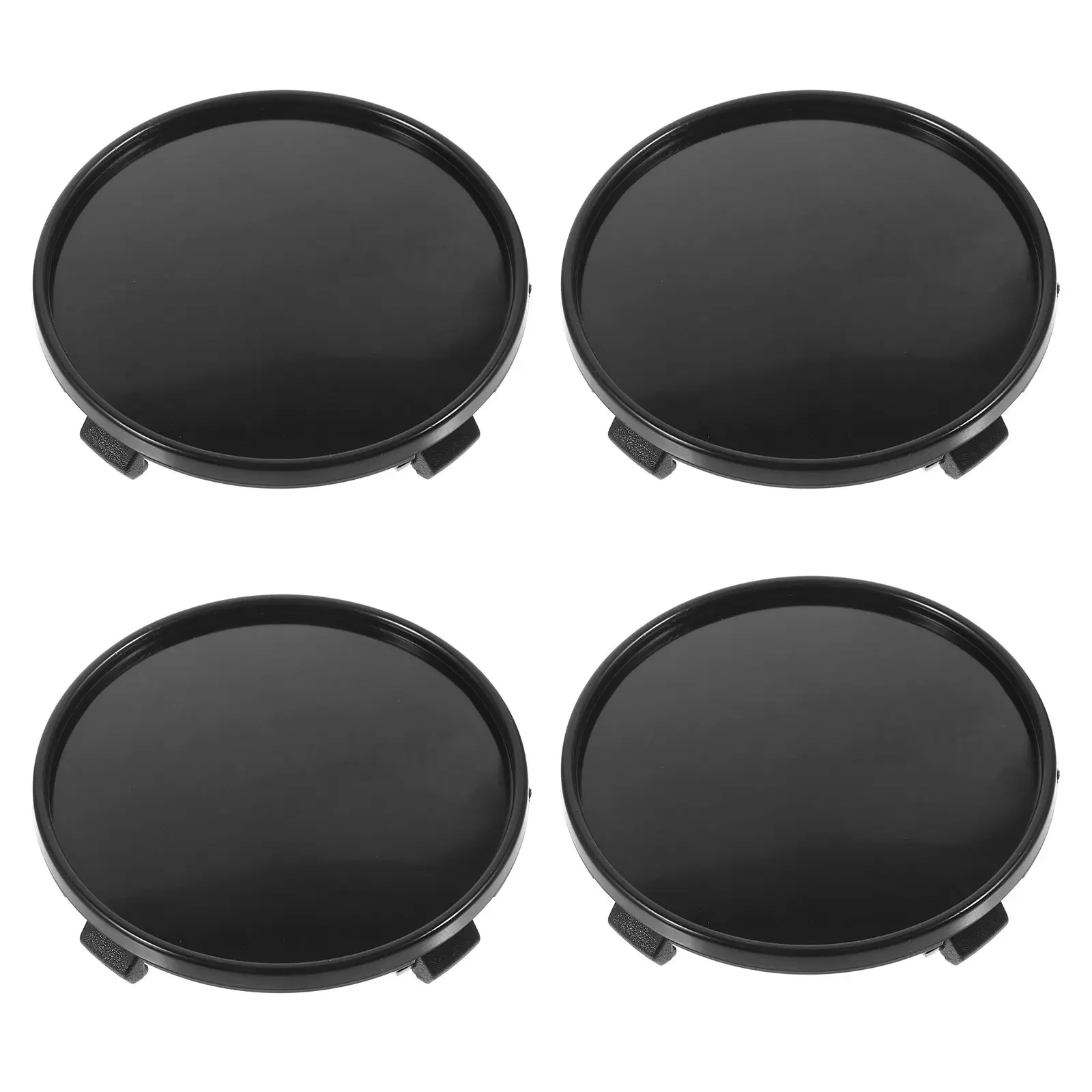 

4pcs Covers Rim Dirtproof Silver Wheel Hub Caps Auto Rim Covers Center Auto Tire Accessories Vehicle Wheel Center Caps