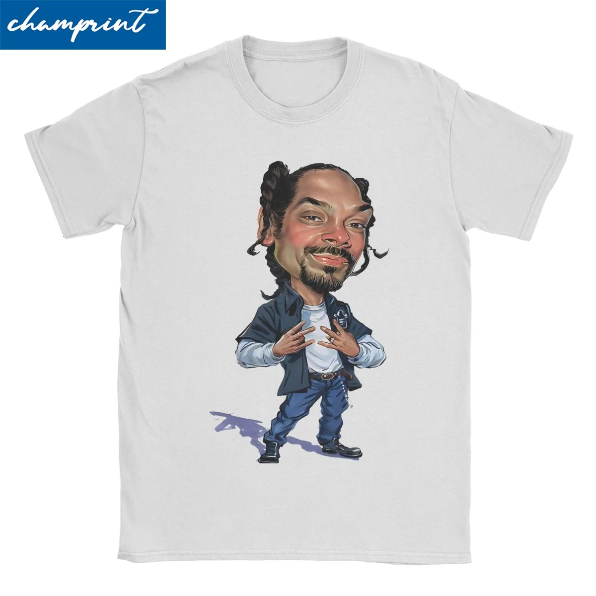 

Snoop Dogg Rapper T-Shirt for Men Women Hip Hop Music Funny Cotton Tees Crewneck Short Sleeve T Shirt Summer Clothes