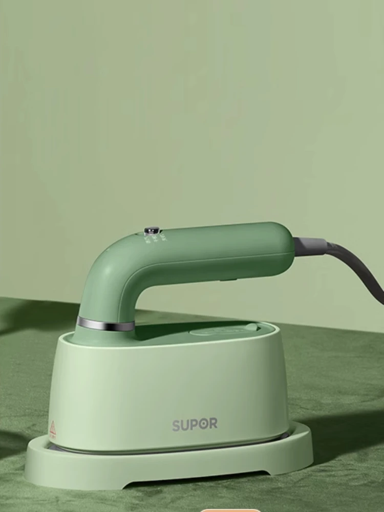 مكواة بخار للملابس المحمولة بقدرة 1500 وات، مكواة عمودية/أفقية 2 في 1 مع أوضاع لدرجة الحرارة 5 أوضاع، خزان 300 مل وتسخين سريع لإزالة التجاعيد