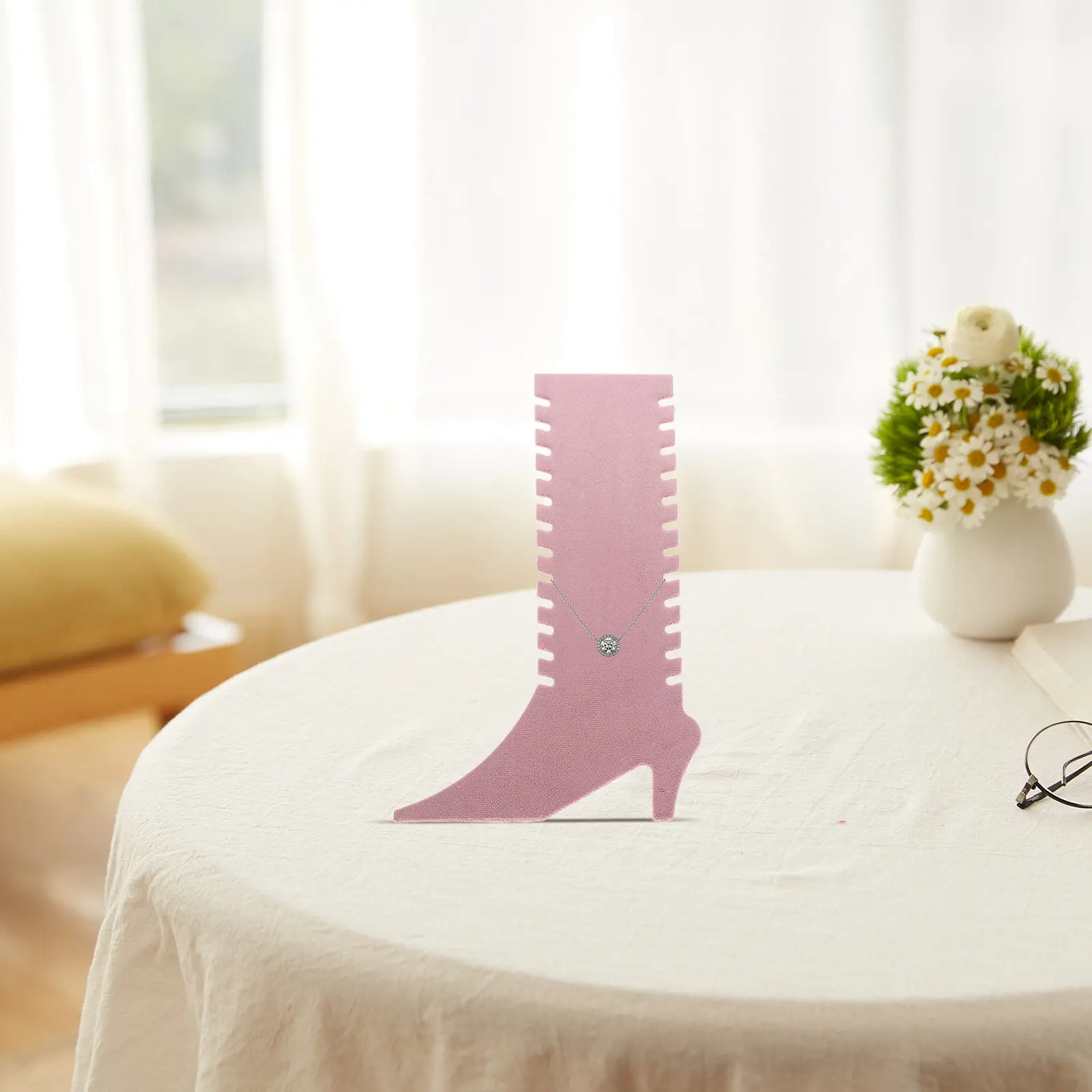 

Складная подставка для демонстрации ювелирных украшений из ткани, органайзер для магазина ювелирных изделий, держатель для демонстрации ожерелий для фотосъемки