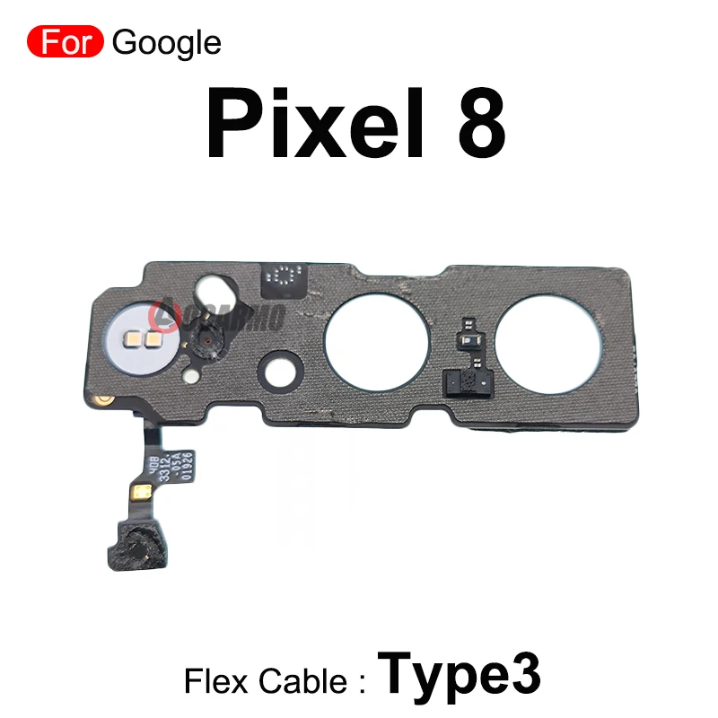Для Google Pixel 8 9 Pro гибкий кабель верхней микрофона и датчик вспышки, шумоподавление, запасные части для микрофонной платы