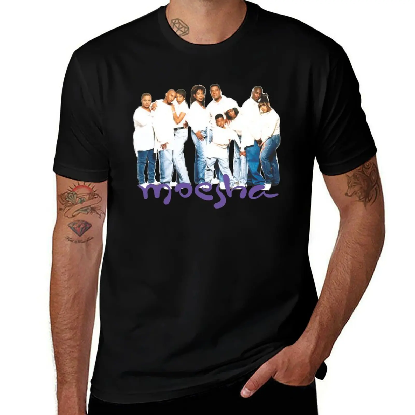 

Moesha Cast T-Shirt oversized graphic tee Blouse plus size clothes heavyweight t shirts for men