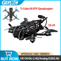 GEPRC T-Cube18 1-2S Analog ELRS2.4G / HD O4 Elrs 2.4G 1.8Inch FPV Quadcopter TAKER F411-12A Mini RC Quadcopter Freestyle Drones