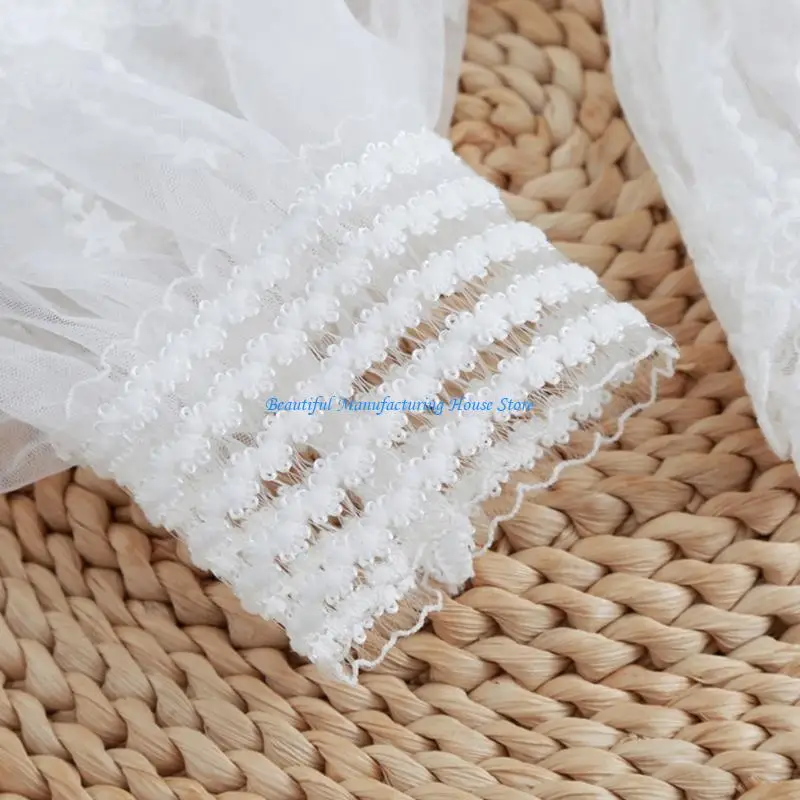 E56A afneembare gelaagde polsmanchetten voor dames tieners shirtjurk trui decoratief