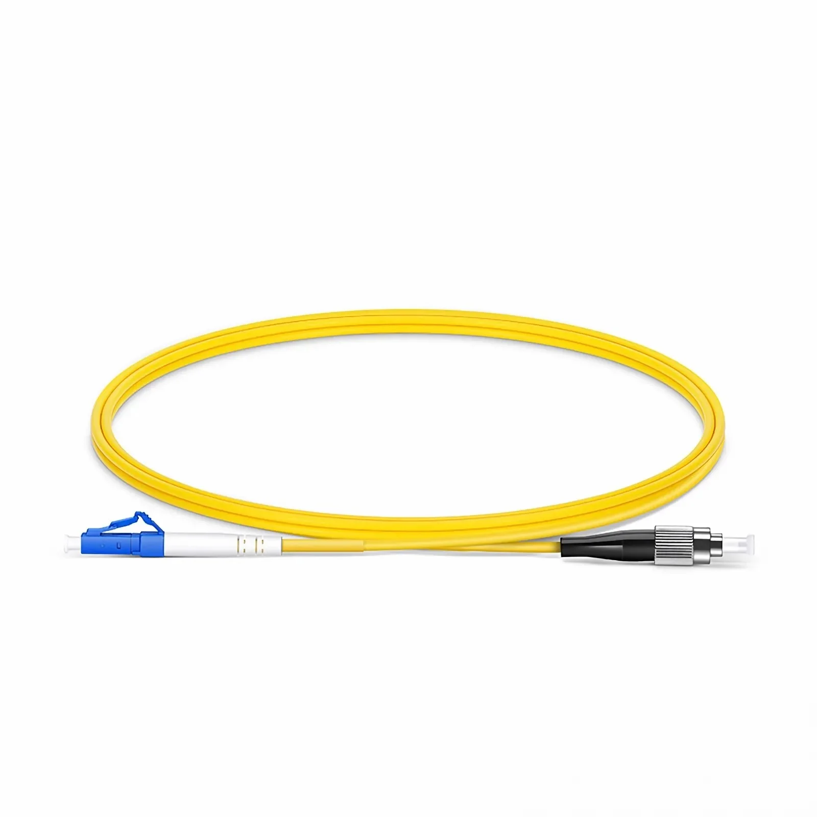 Simplex OS2 Single Mode LC UPC to FC UPC LSZH Fiber Optic Cable