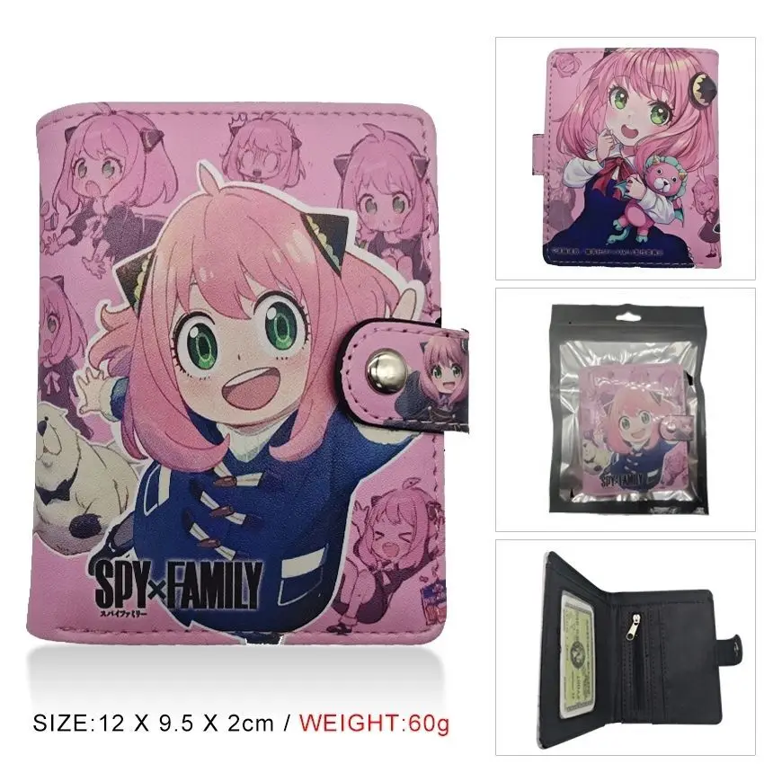 Spy X Family Aniya Princess High-Definition Internet Celebrity Same Style Two-Dimensional Student 3D Wallet Anime