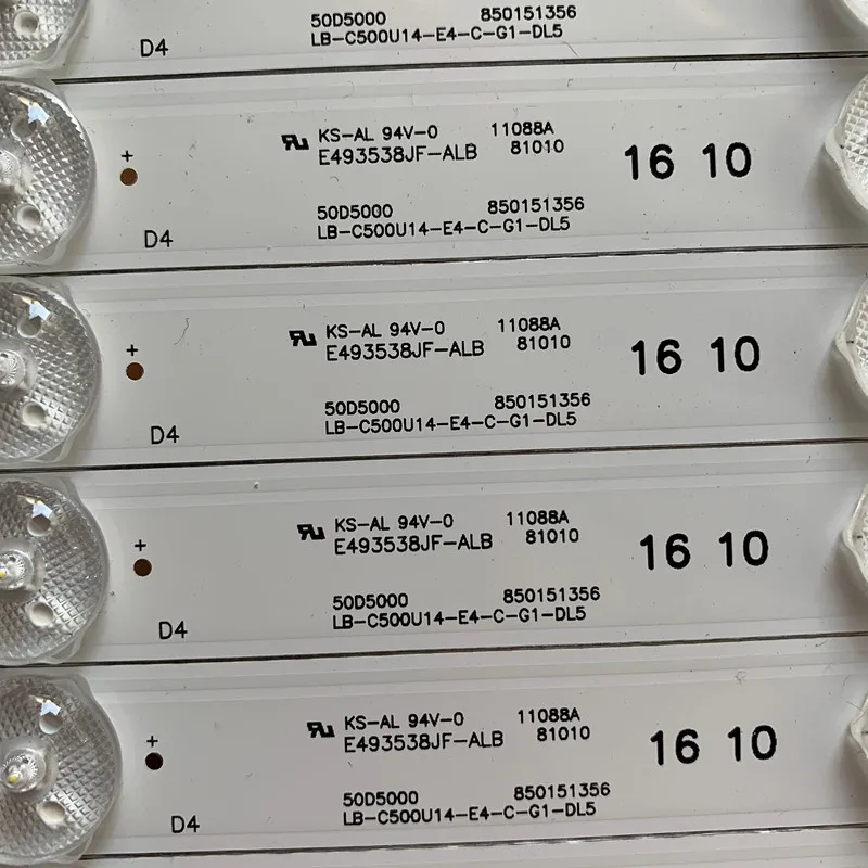 Strip LED untuk 50A1 50S1 50CE2810H 50CE2210M Strip LE50C51S-UD 50U3 Type 50D2000 50D3000 Type R_TYPE