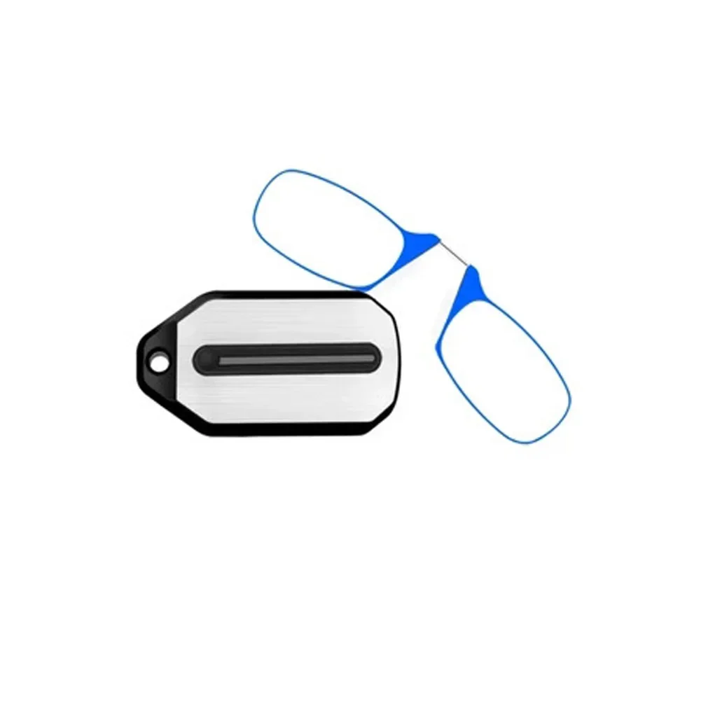 Nase Clip-on Lesebrille Falten Beinlose Ultraleicht Schlüsselbund Brille Männer Frauen Mini Tragbare Presbyopie Brille +1,0 Bis +4,0 – Detail 9