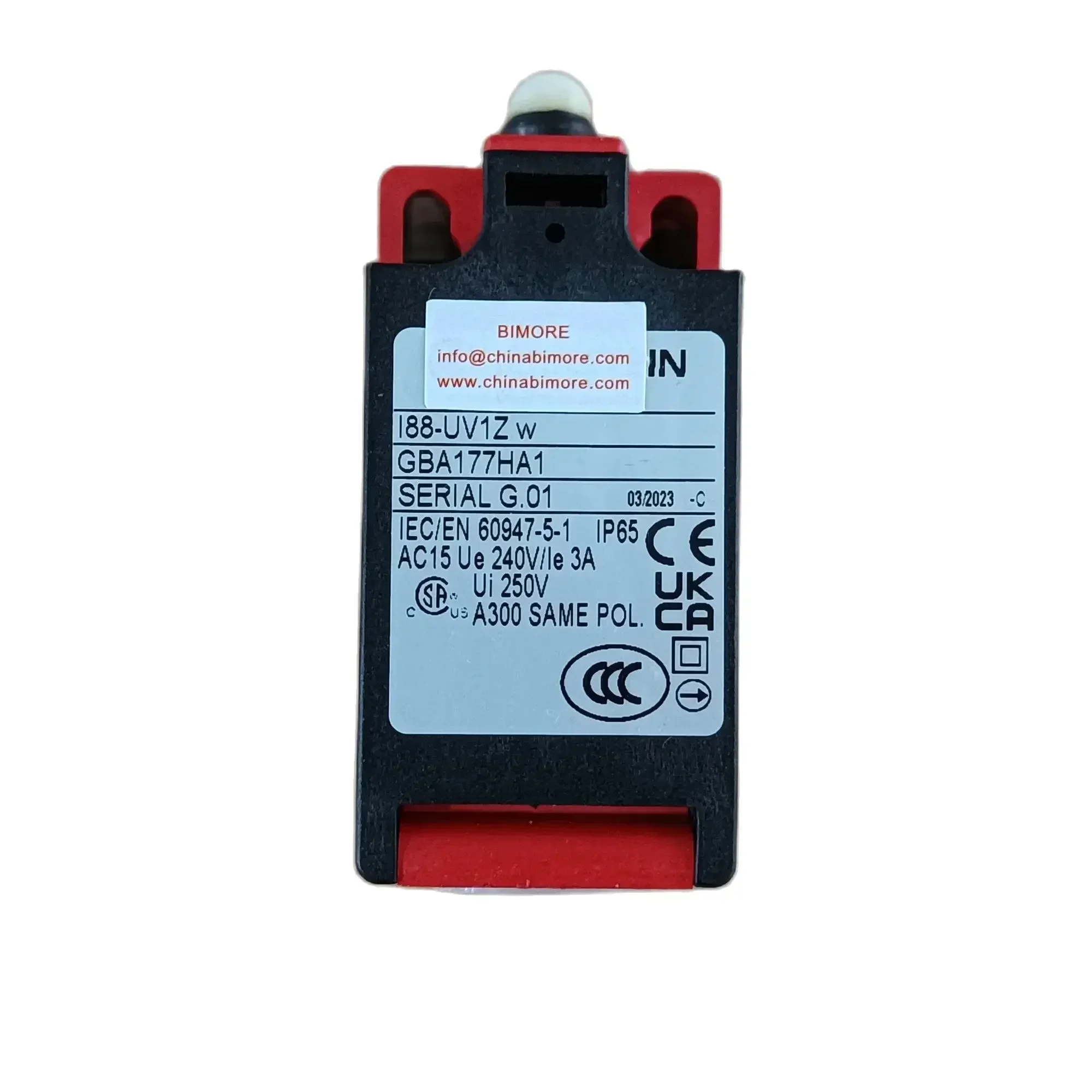 

I88-UV1Z W GBA177HA1 Elevator Spare Parts Escalator Travel Limit Switch I88-UV1ZW