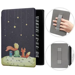 For Kindle Paperwhite 2024 (12th Gen) Colorsoft Case 7 inch eReader Cover TPU Protective Shell with Hand Support Auto Wake/Sleep