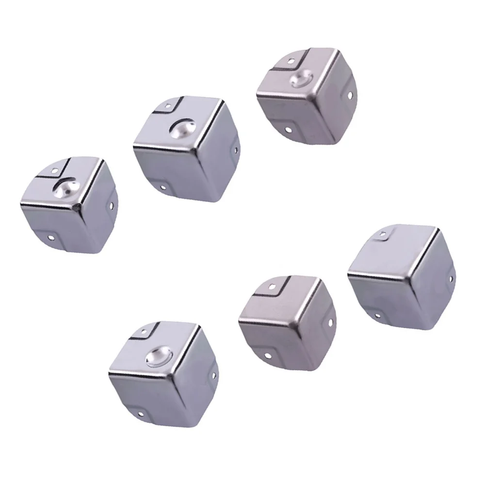 

4pcs Stainless Steel Corner Protector Angel Shape Retro Design For Desk Jewelry Box Edge Guard Aluminum Wrap Corner
