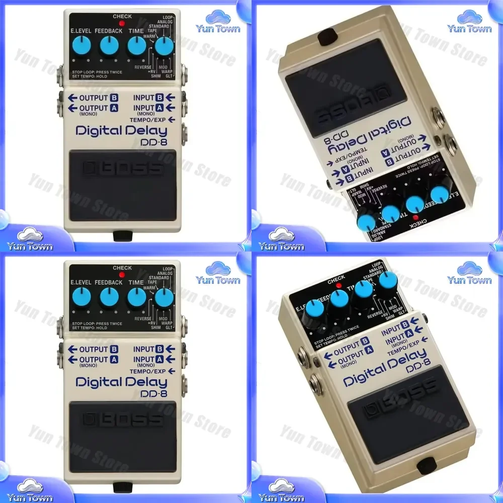 Roland Boss DD-8 Digital Delay Guitar Pedal for Electric Guitar Bass Ukulele with 3 Delay Types Vintage Echo Shimmer Mod