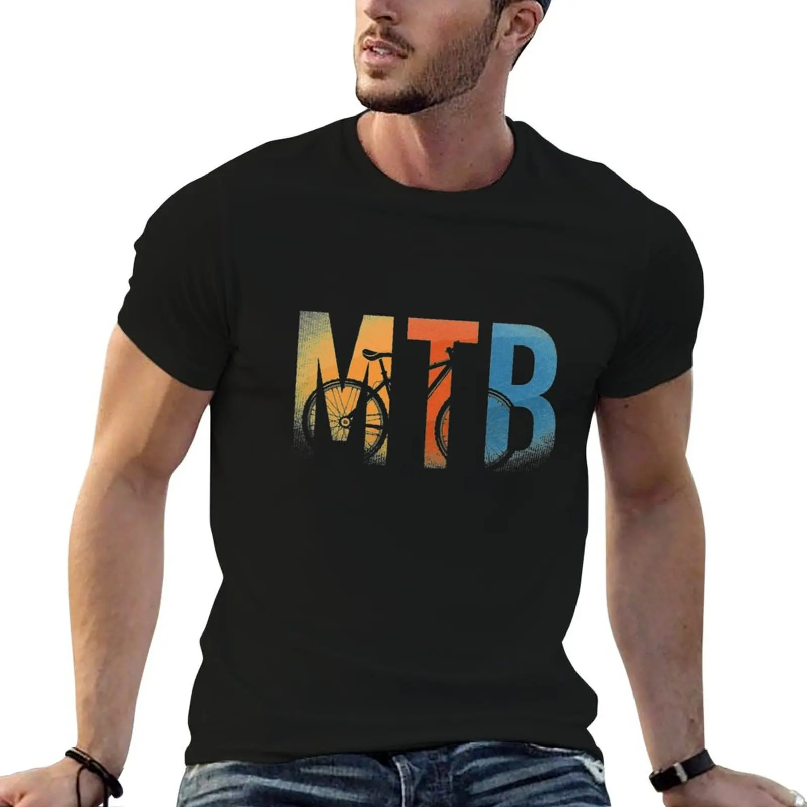 MTB T-Shirt t shirts with prints cotton t shirt man t shirts for man graphic funny T-shirt