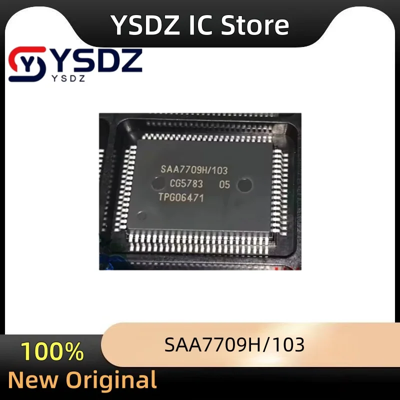 2PCS/LOT 100% New Original SAA7709H SAA7709H/103 SAA7709 SAA7709H/N103 QFP80 Spot Sales