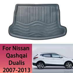 Car Rear Trunk Mat For Nissan Qashqai Dualis J10 2007 2008 2009-2012 2013 Cargo Liner Boot Floor Tray 3D EVA Carpet Accessories