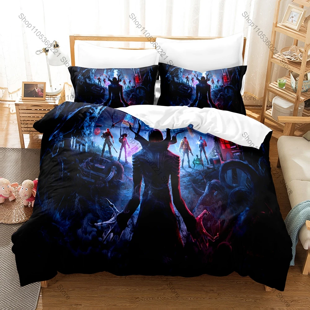 

Redfall Game Themed Bedding Set, Duvet Cover + 2 Pillowcases, Cool Graphic Design Soft Bed Set for Gamers