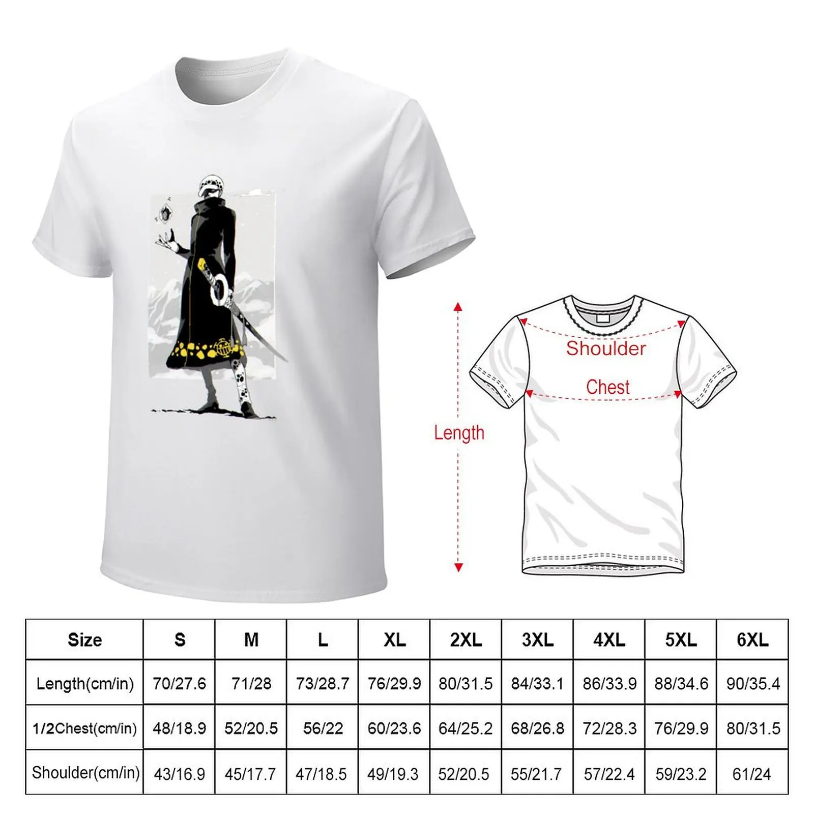 Trafalgar Law Punk Hazard Classic T-shirt cute clothes boys animal print summer tops customizeds mens graphic t-shirts pack