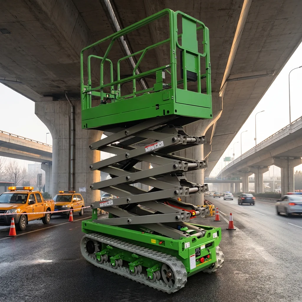 Professional Manufacturer 12m 14m 16m 18m Self Propelled Electric Scissor Lift for Steel Structure Engineering