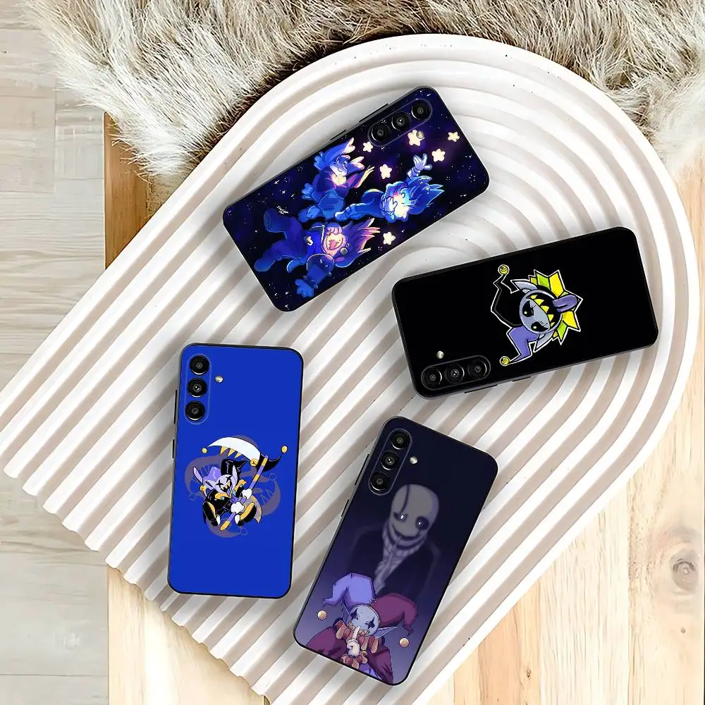 

J-Jevil D-Deltarune Game Phone Case For Samsung Galaxy A73,31,32,72,41,53,52,71,22,5G,Note,J7,8,9 Soft Black Cover