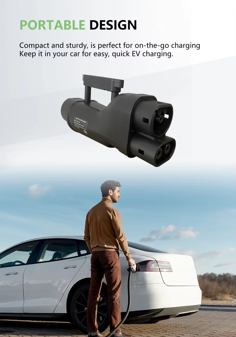 New Energy Vehicle Parts Accessories Charging Station EV Socket GBT to CCS2 CCS 2 DC Charger Adapter view 6
