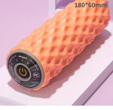 Electric foam roller muscle relaxer stovepipe massage stick roller sports fitness equipment vibration column