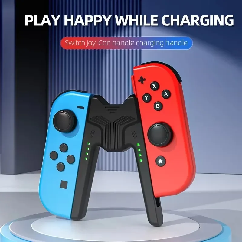 

WONTIVE Charging Grip Bracket for Switch Joy Con Handle Gaming Controller Grip Charging Station for Nintendo Switch Accessories