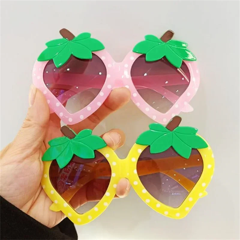 Children\'s Strawberry Funny Glasses Party Photo Decorations Birthday Wedding Supplies Adult Kids Glasses Accessories Props