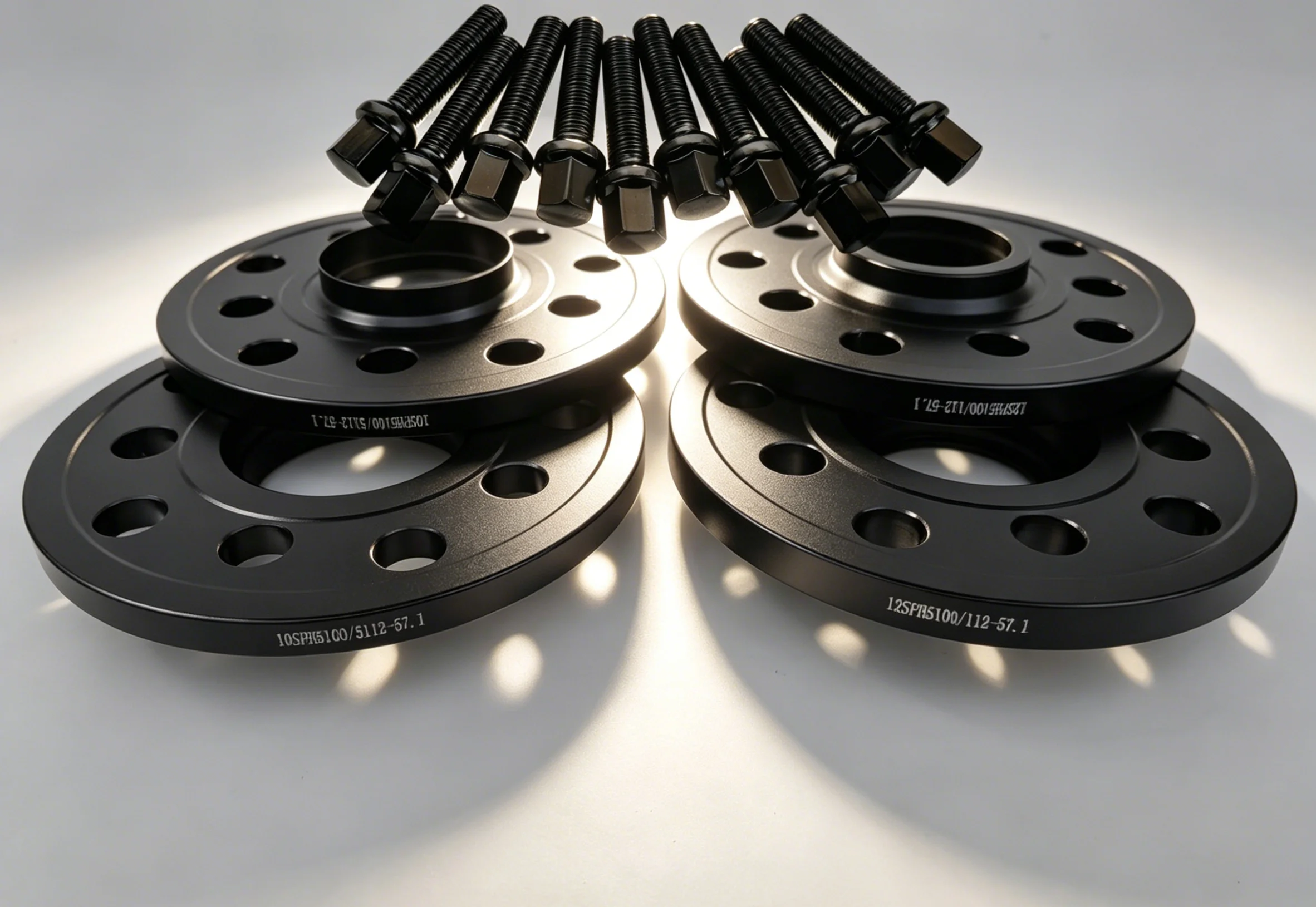 

2x 10mm 0.47inches 5x100 5x112 57.1mm 14x1.5ball seat Hub Centric Wheel Spacers For Audi: A4 B7, A4 B8, A3 8P, A3, S3 8L, RS3