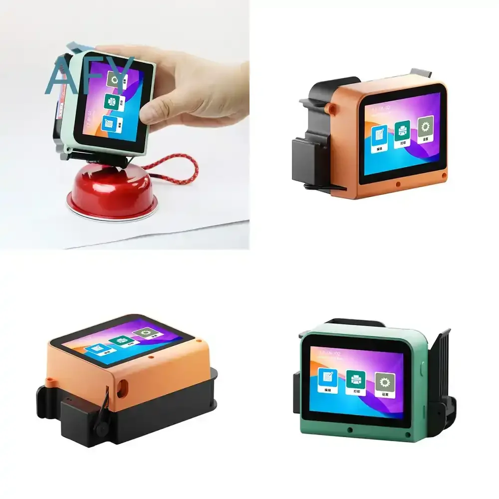 Mini Portable Printer for Long Time Use Small Logo Printing Clear Print for iPhone Android Laptop Tablet USB Bluetooth