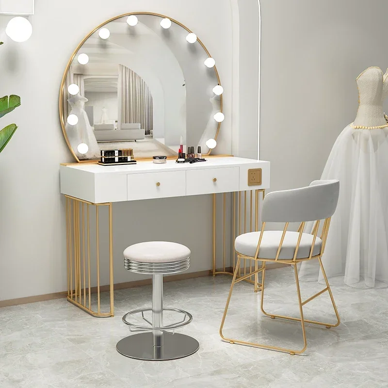 Modern Wedding Shop Photography with Light Makeup Specialist Dressing Table Beauty Studio