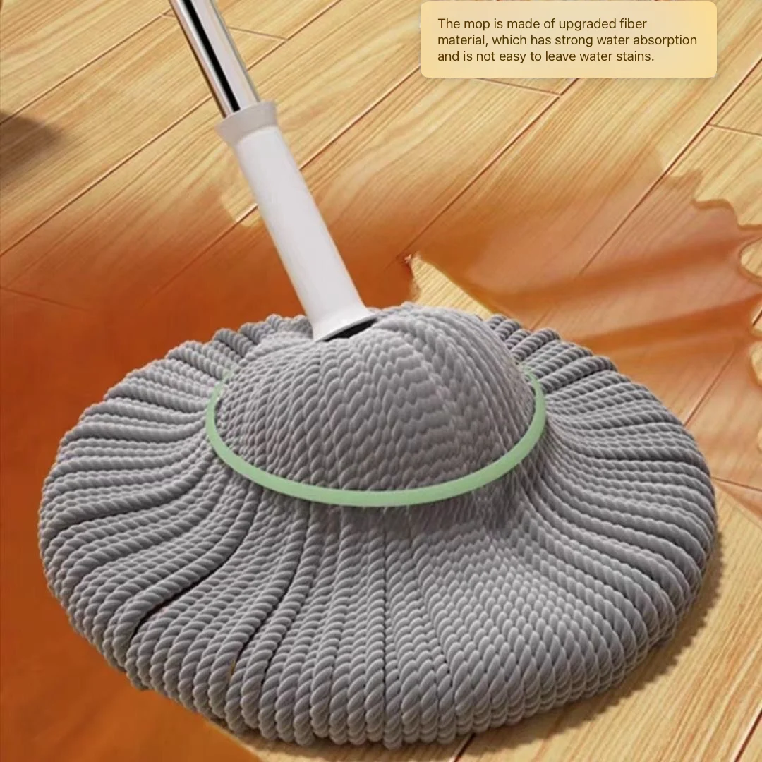 Self-wring water rotating mop hand-wash-free lazy mopping artifact household one-mop dry and wet dual-use old-fashioned mop