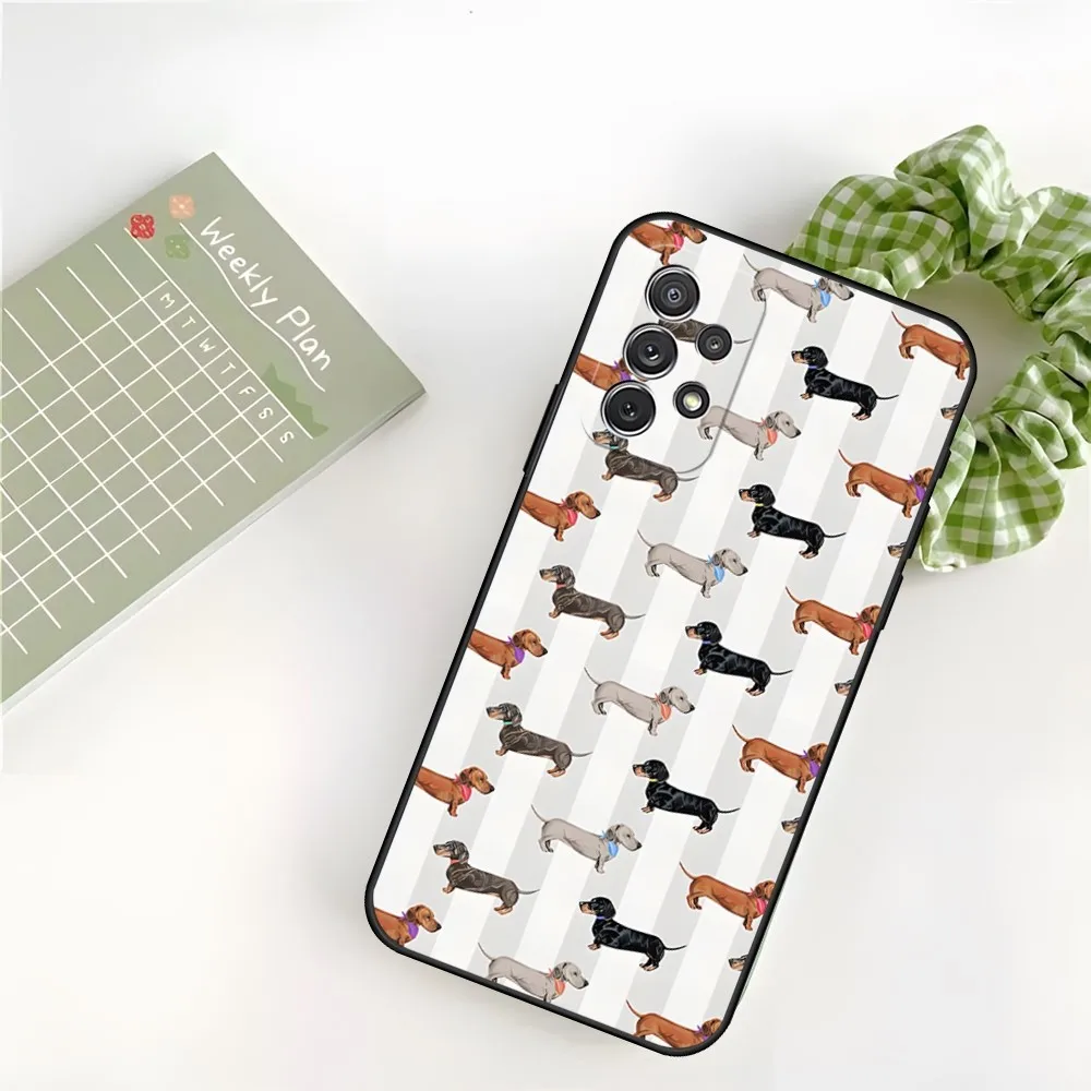 Dachshund Dog Phone Case For Sumsung Galaxy A13 A52 A31 A21 A02 A33 A14 A54 A34 A23 A73 A32 A50 Telefoon Cover