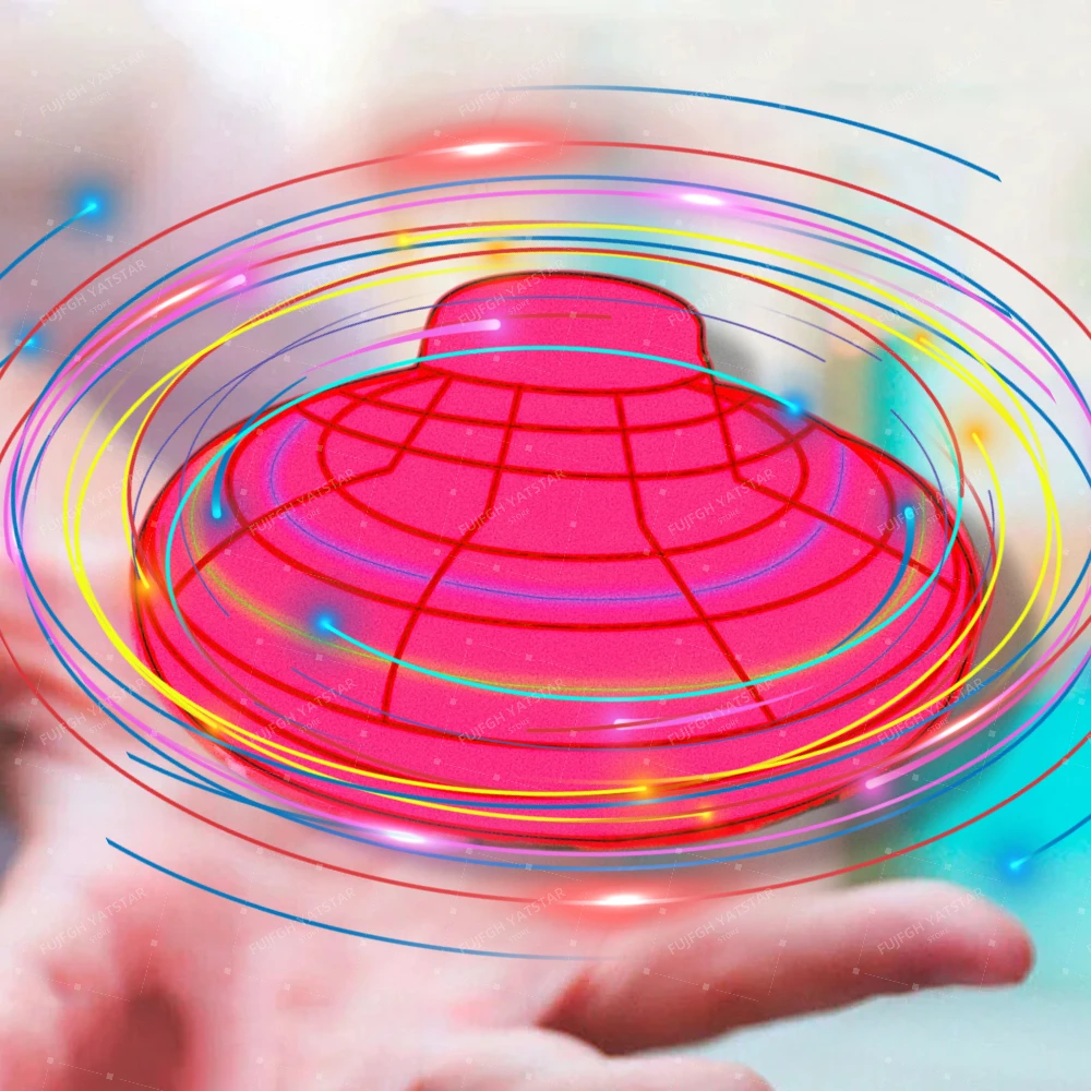 Magic Ball Flying Spinner Flight Gyro UFO Fingertip Drone Aircraft induction gyroscope Decompression Toy for Adult Kids Gifts