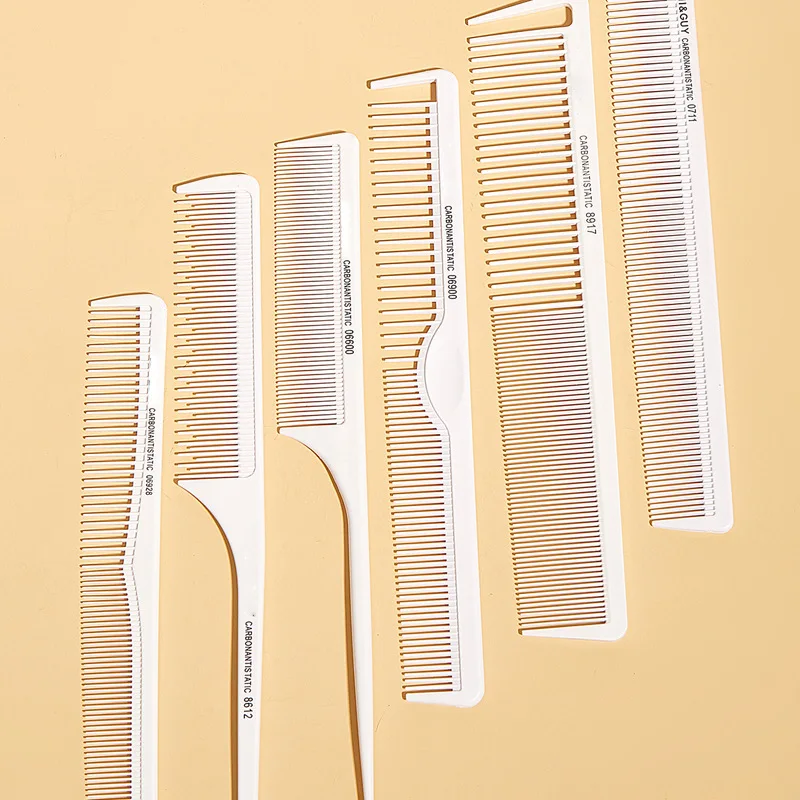 Hairdressing Carbon Comb Professional Hairdresser Cutting Comb Anti Static Hair Comb Haircut Tools Barber Hair Styling Comb