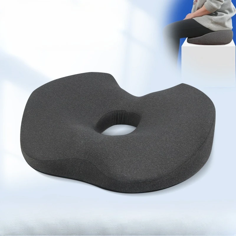 Hemorrhoid Office Seat Cushion for Long Hours -Non-Collapsing Breathable Hollow-Core Cushion Memory Foam Buttock Cushion