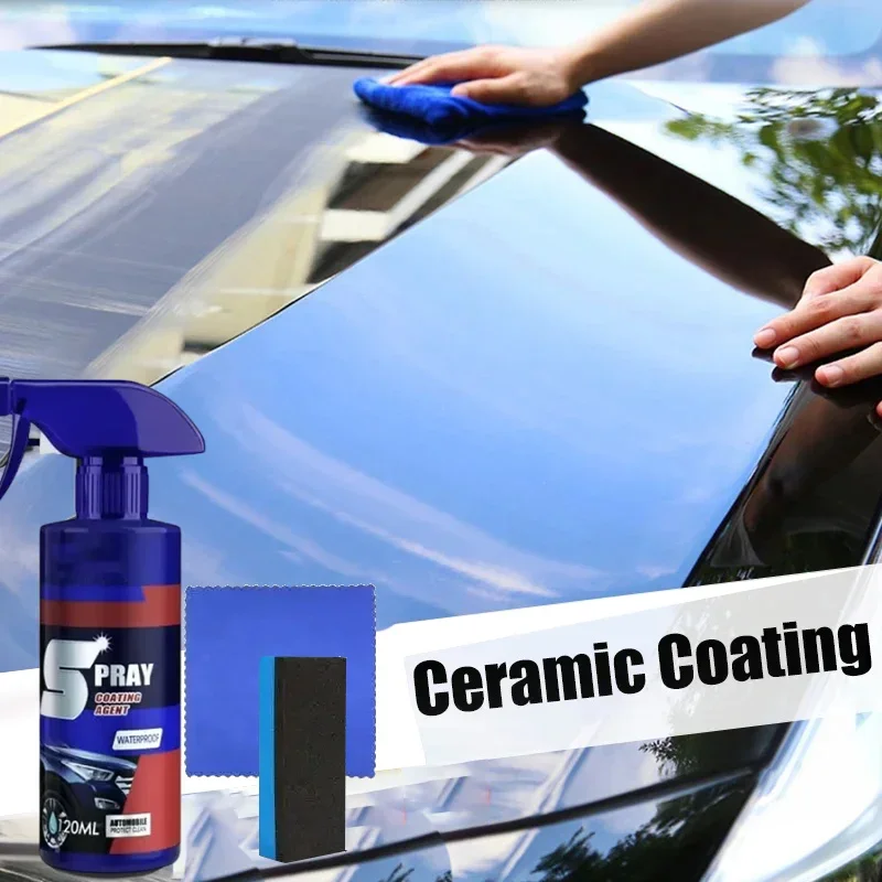 Car Ceramic Quick Coating Spray Nano Hydrophobic Body Polish Scratch Repair Remover Paint Protection Wax Spray Car Accessories