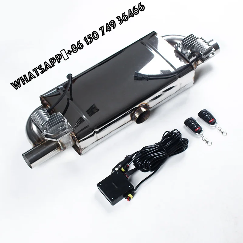 

Performance Exhaust 304 Stainless Steel T Muffler Electric Exhaust Valvetronic Muffler Catback with Remote Control