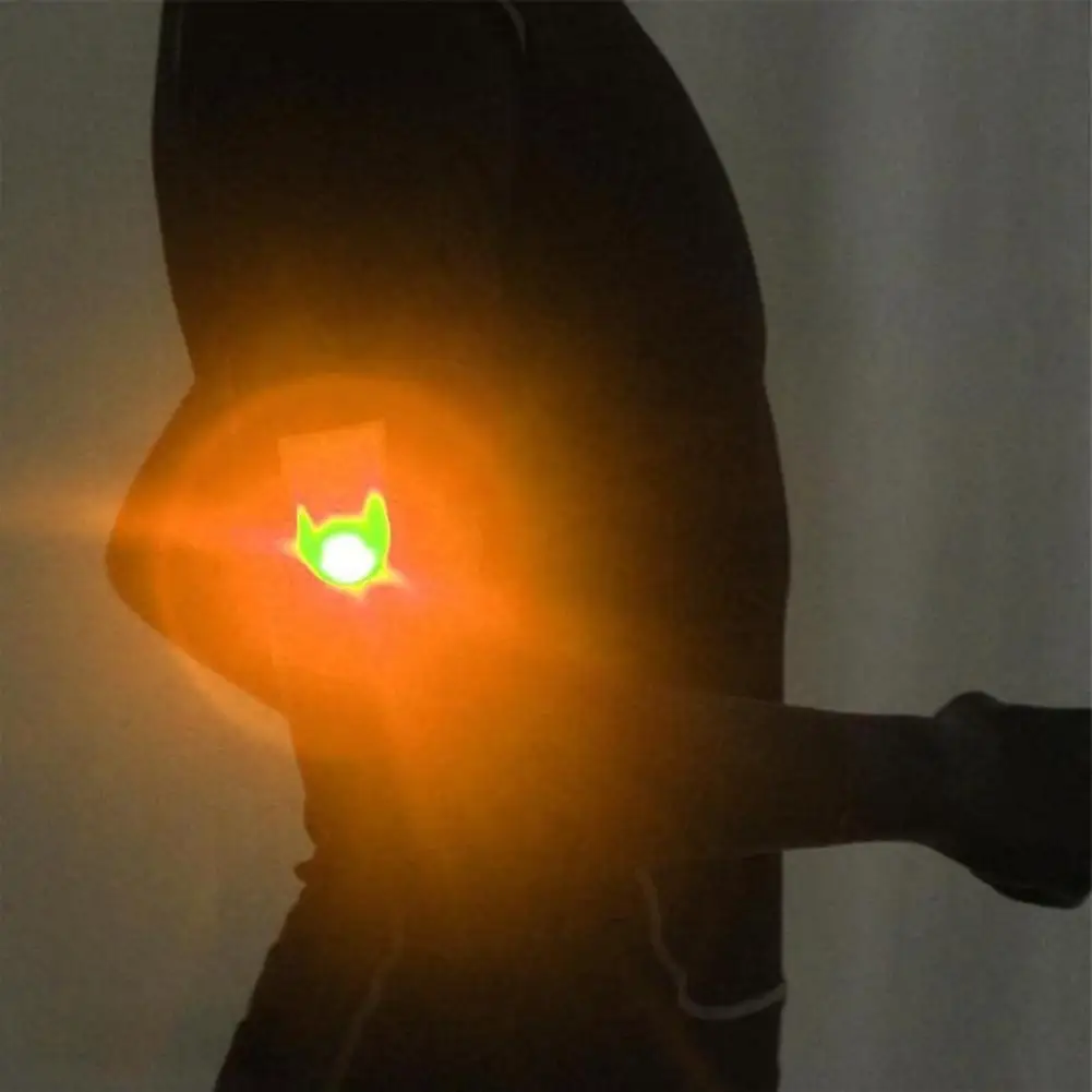 1Pc Outdoor Sports LED Safety Light Reflective Magnetic Clip On Strobe Reflector Warning Clip Night Running Shoes Collar Lamp