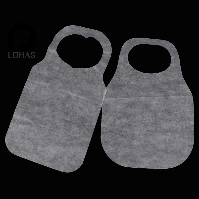 10Pcs Disposable Apron Hotpot Oil-proof Anti-fouling Adults Bib Portable Cleaning Cooking Non-woven Waterproof Apron